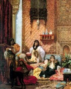 Arab or Arabic people and life. Orientalism oil paintings 290, unknow artist